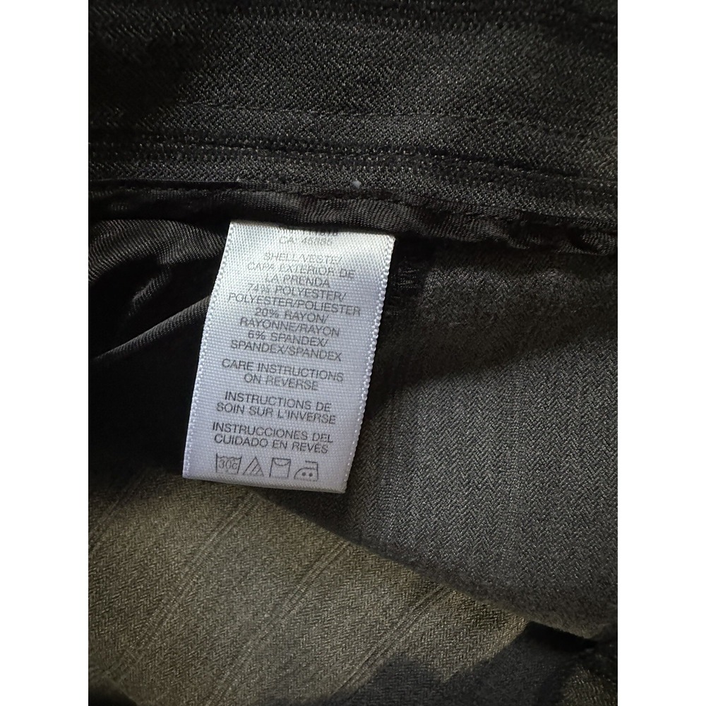 Women's Michael Michael Kors Dress High Ankle Pants Size‎ 4 Striped Black/grey - Picture 8 of 11